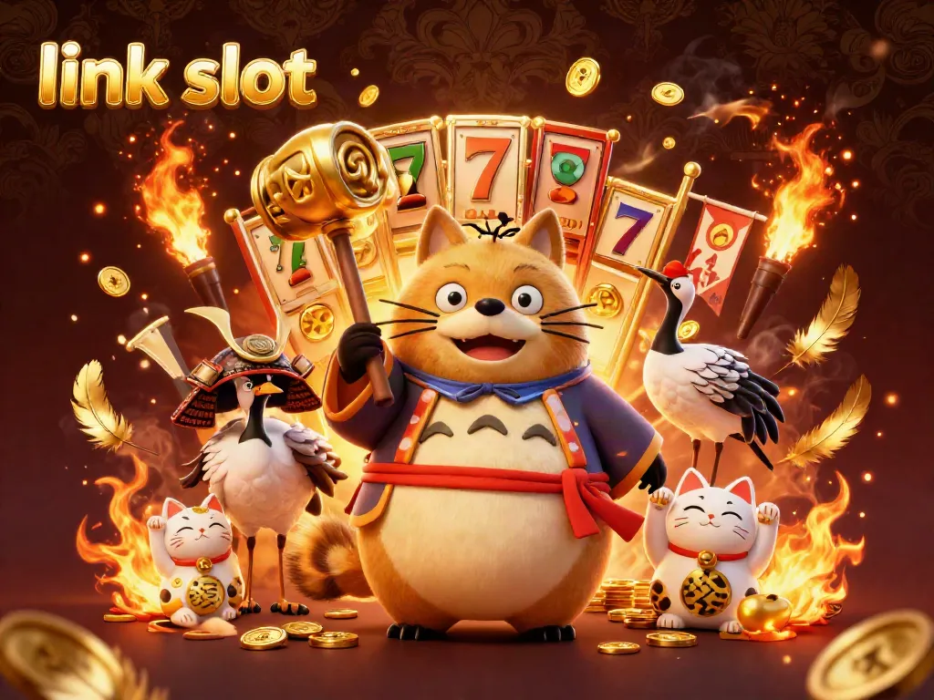 Experience winning action with vibrant slot themes at link slot, featuring cheerful casino characters.