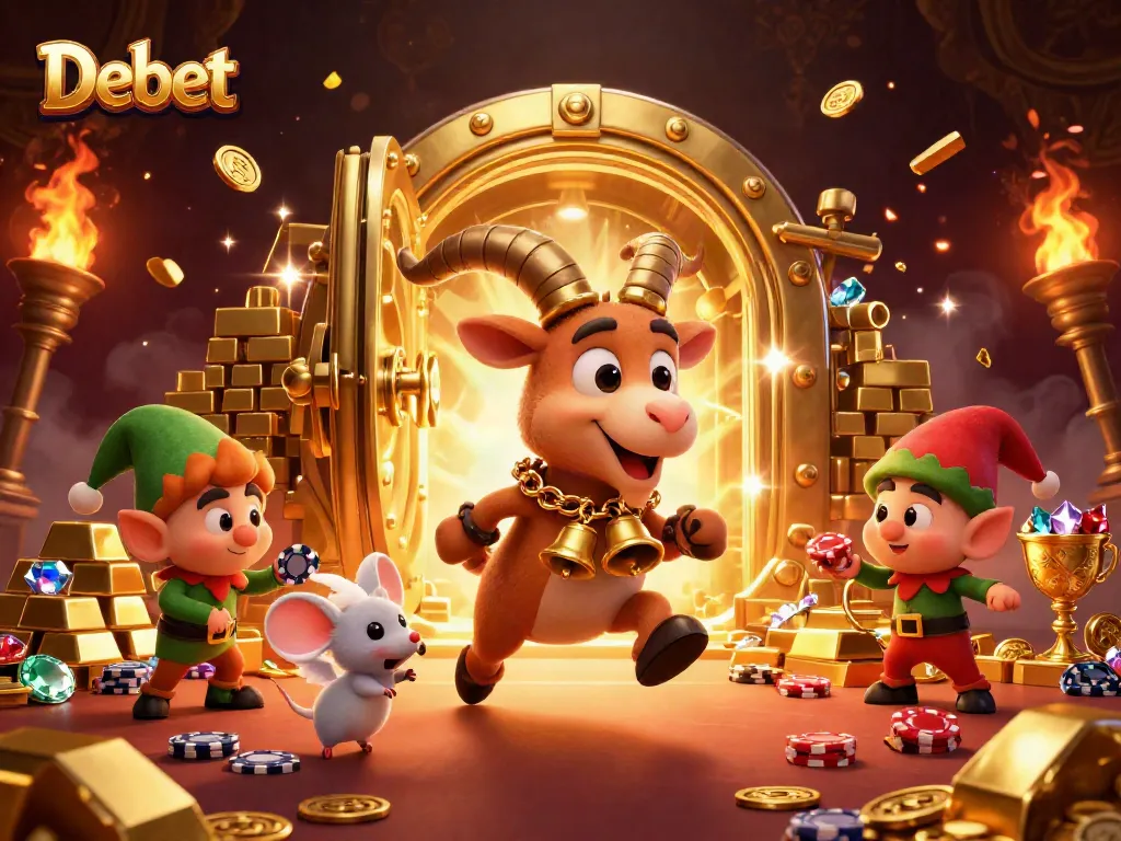 Engage with Debet's thrilling casino experience as Krampus hosts a festive game-filled night.